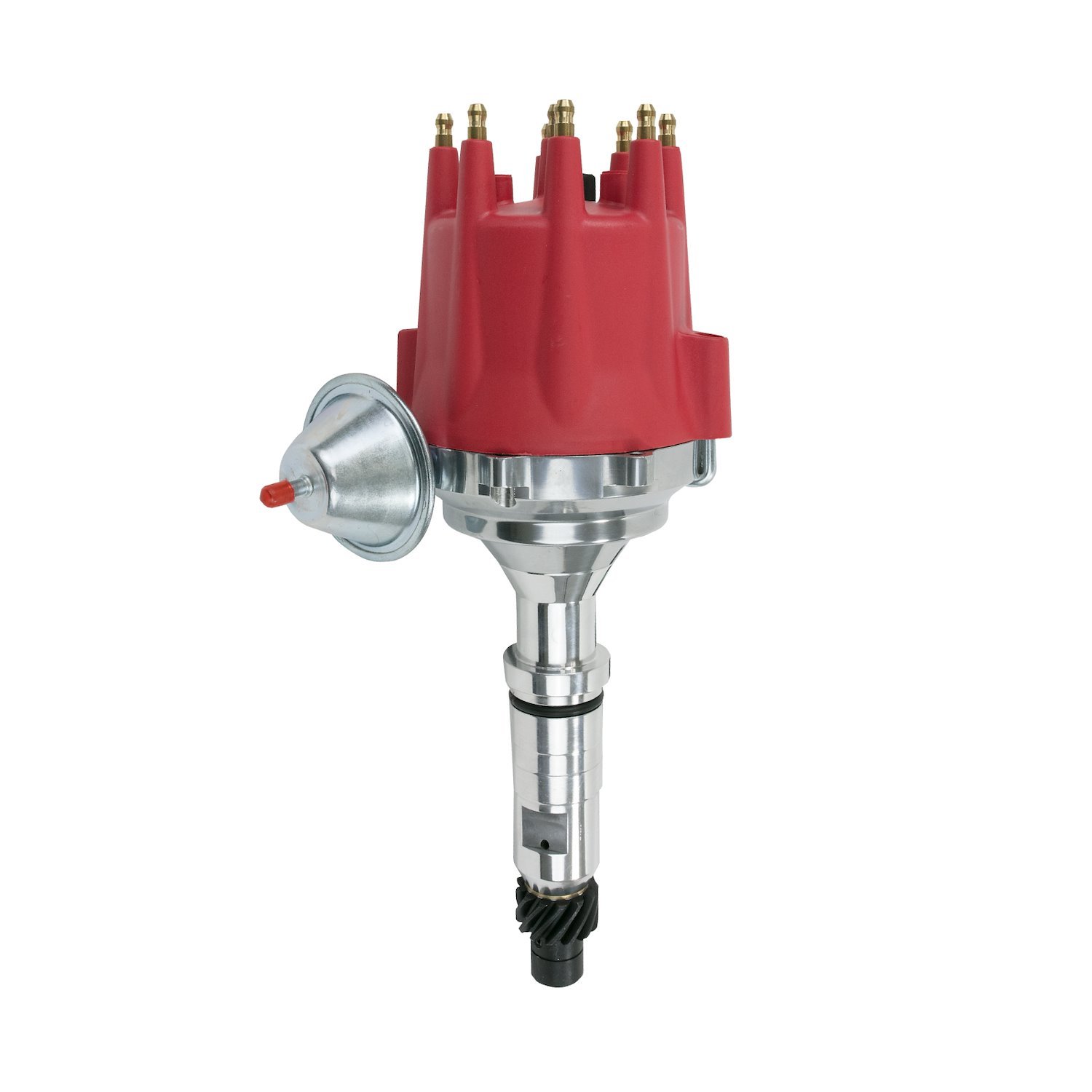 JM7735R Pro Series Ready-to-Run Distributor, Buick Nailhead V8 (322-425), Red