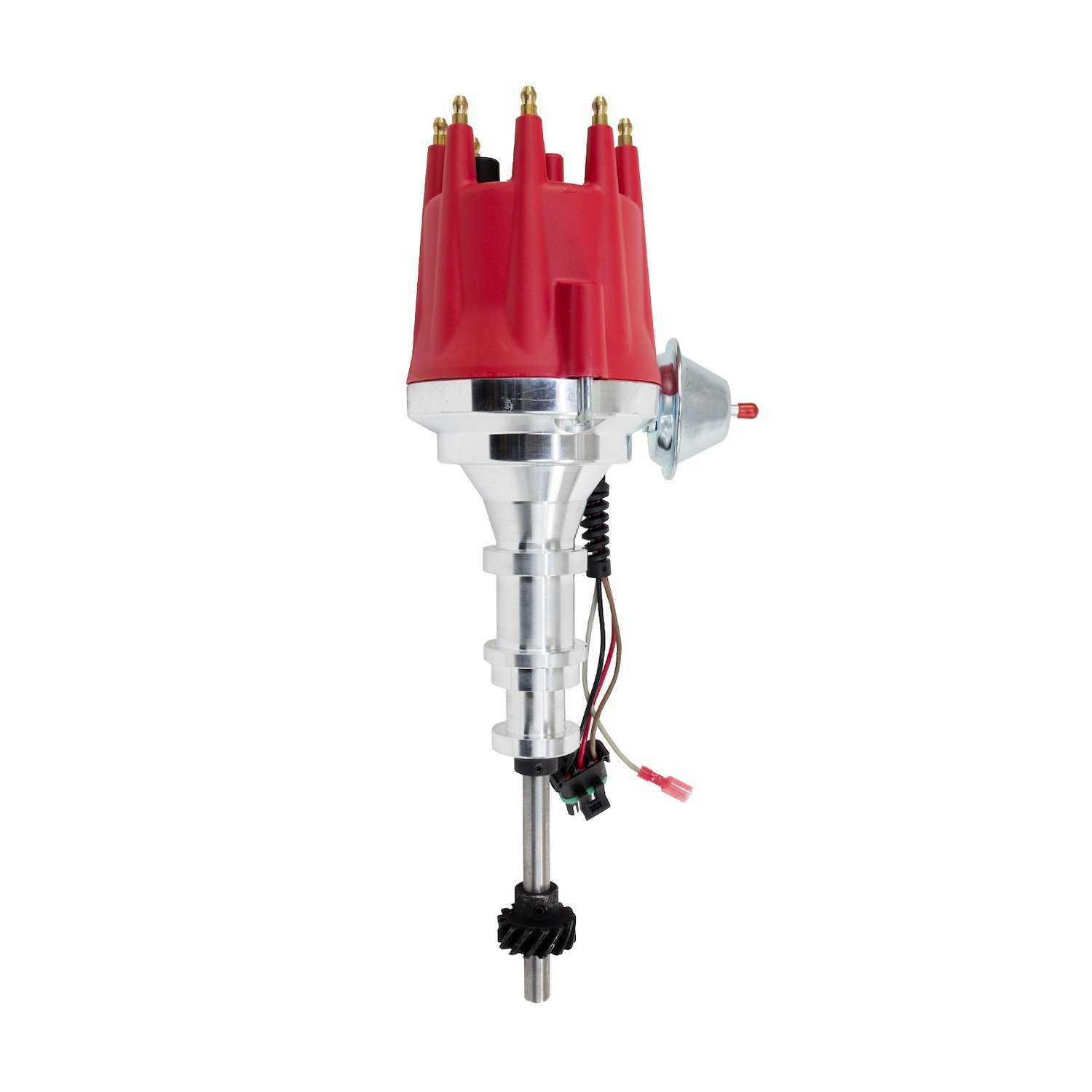 JM7742R Pro Series Ready-to-Run Distributor, Ford Y Block (239-312), Red