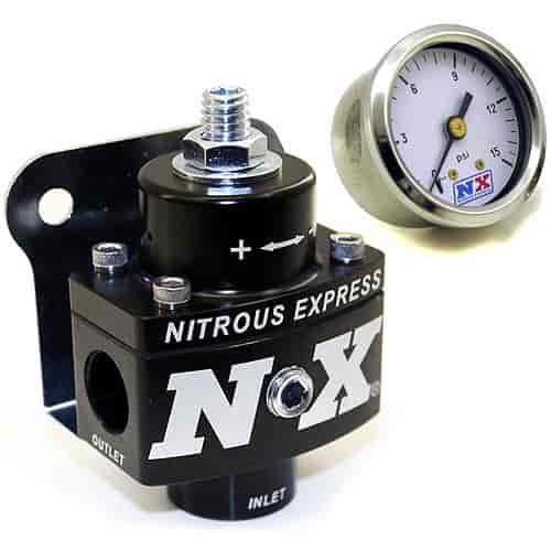 Billet Fuel Pressure Regulator & Pressure Gauge Non-Bypass