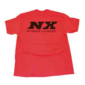 XX-LARGE RED T-SHIRT W/ BLACK NX