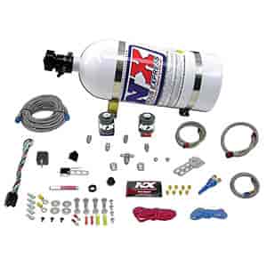 E85 CUSTOM SYSTEM FOR EFI (SINGLE NOZZLE APPLICATION) WITH 10 LB. BOTTLE