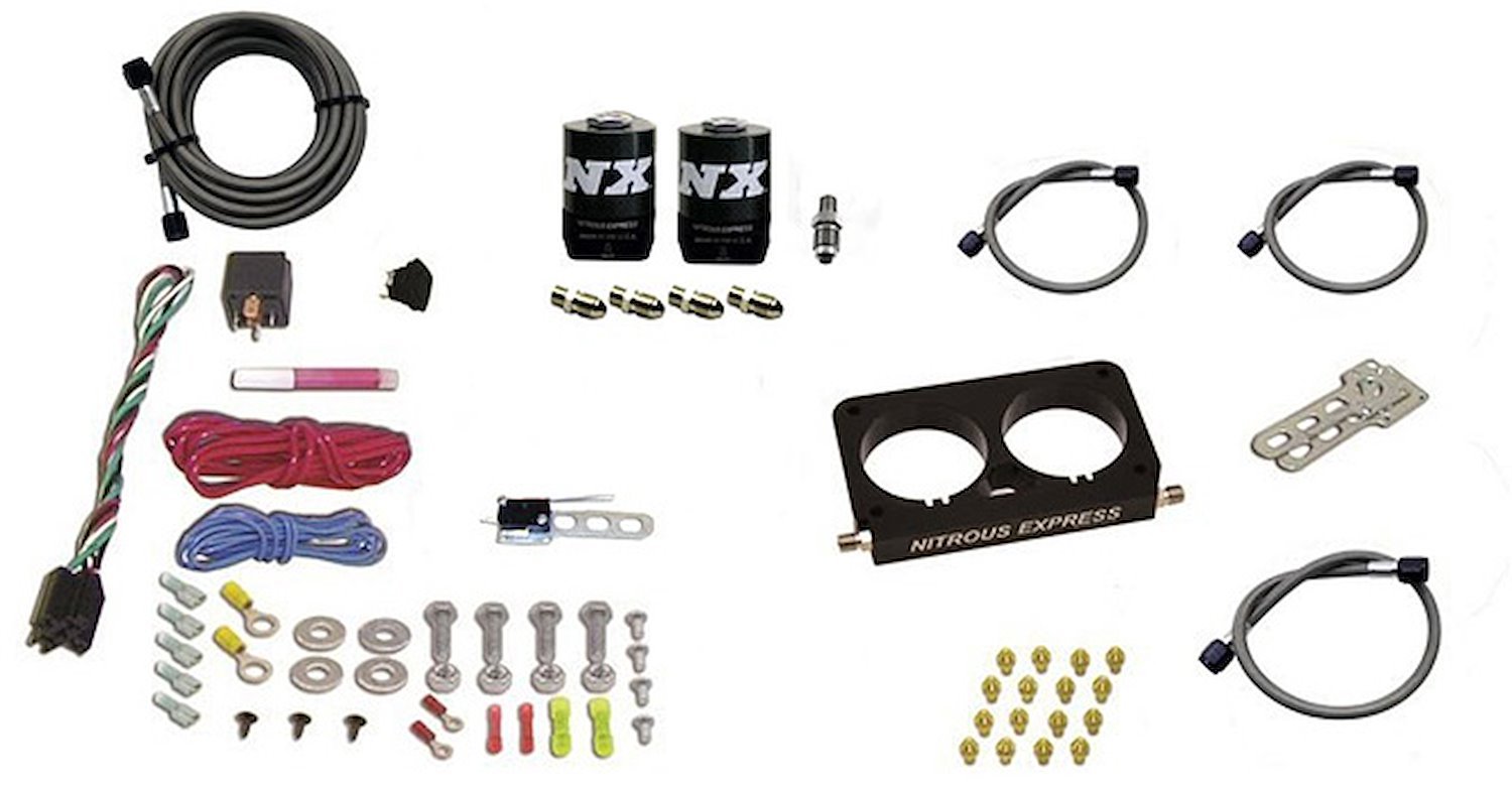 Nitrous Plate System 1996-2004 Ford Mustang Cobra/Mach 1, for Stock Throttle Body [Without Bottle]