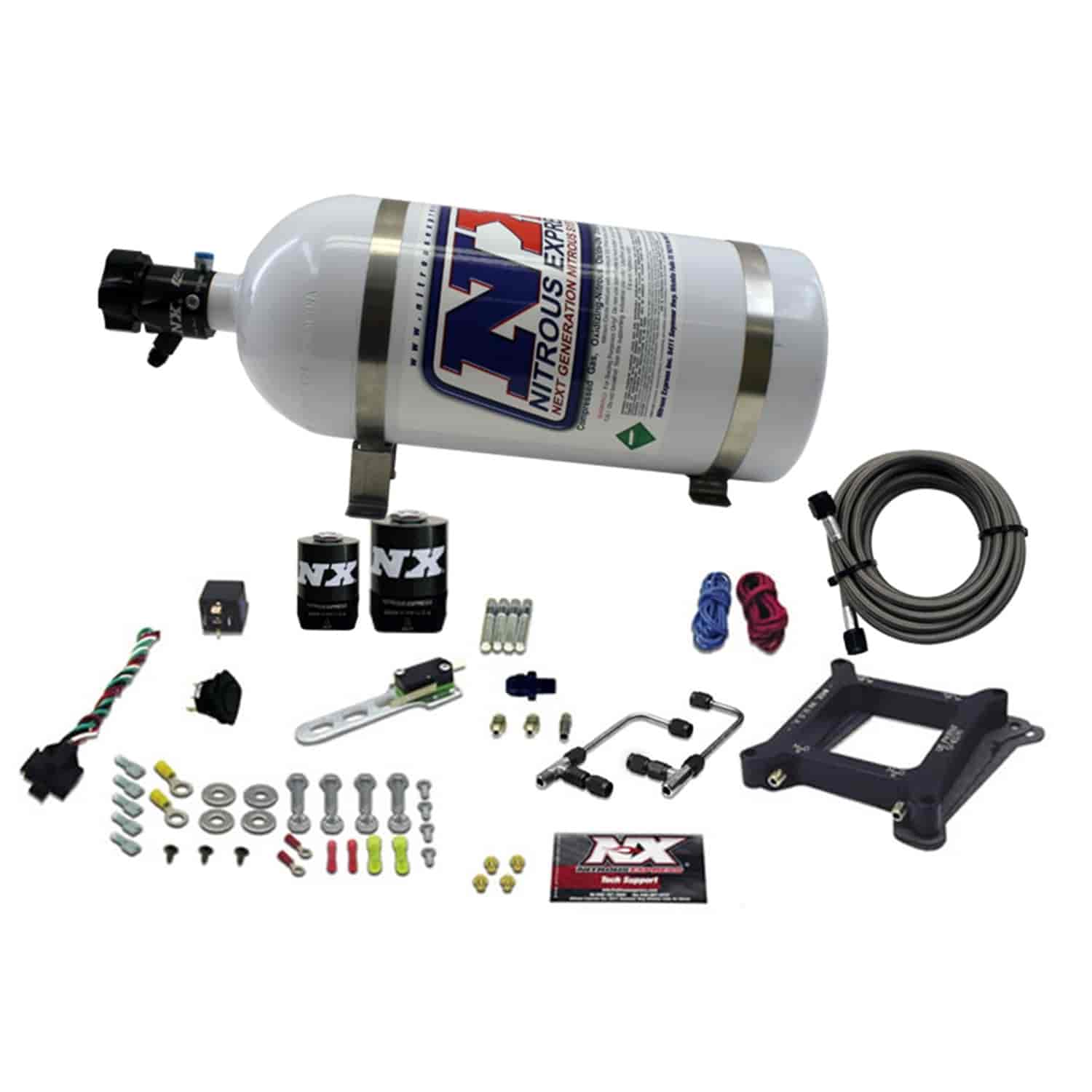 Gemini Restricted Nitrous Class Nitrous System 4150-series Carb Spray Plate