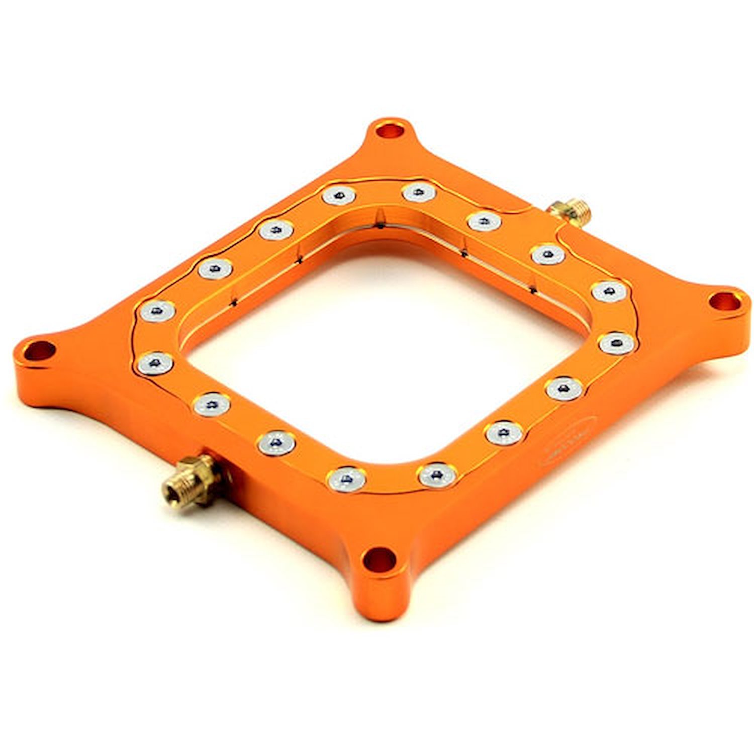 Nitrous Oxide 0.500 Yellow Billet Square Bore Preimeter Injection Spacer Plate