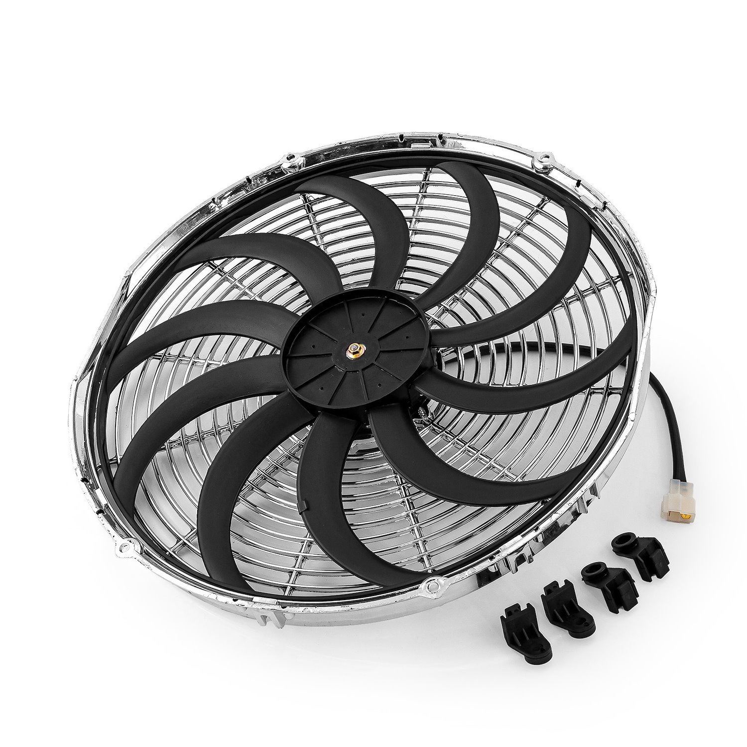 16" S-Blade Electric Fan Height: 16.5"