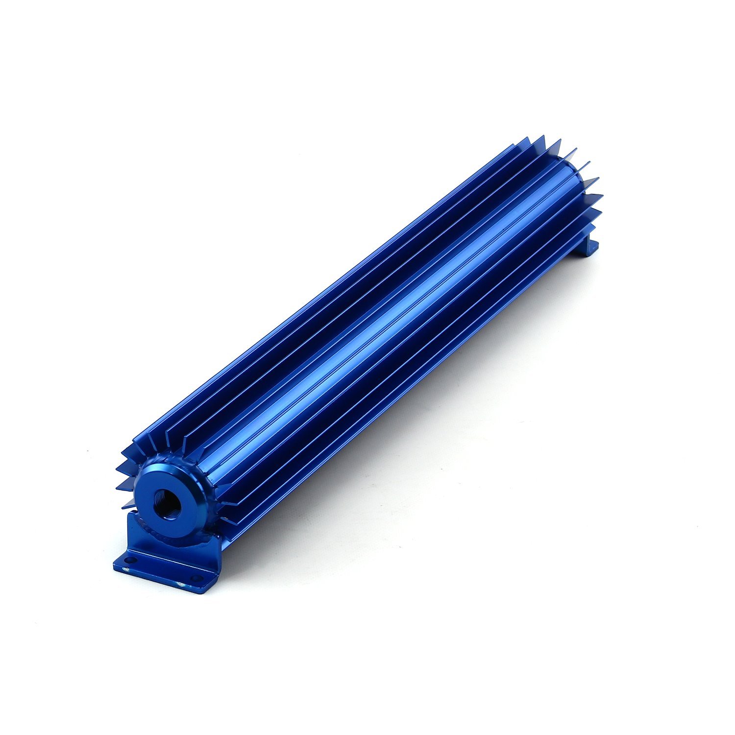 Single Pass Transmission Oil Cooler With 3/8" Hose Barb Fittings Overall: 3" H x 3.25" T x 18" W