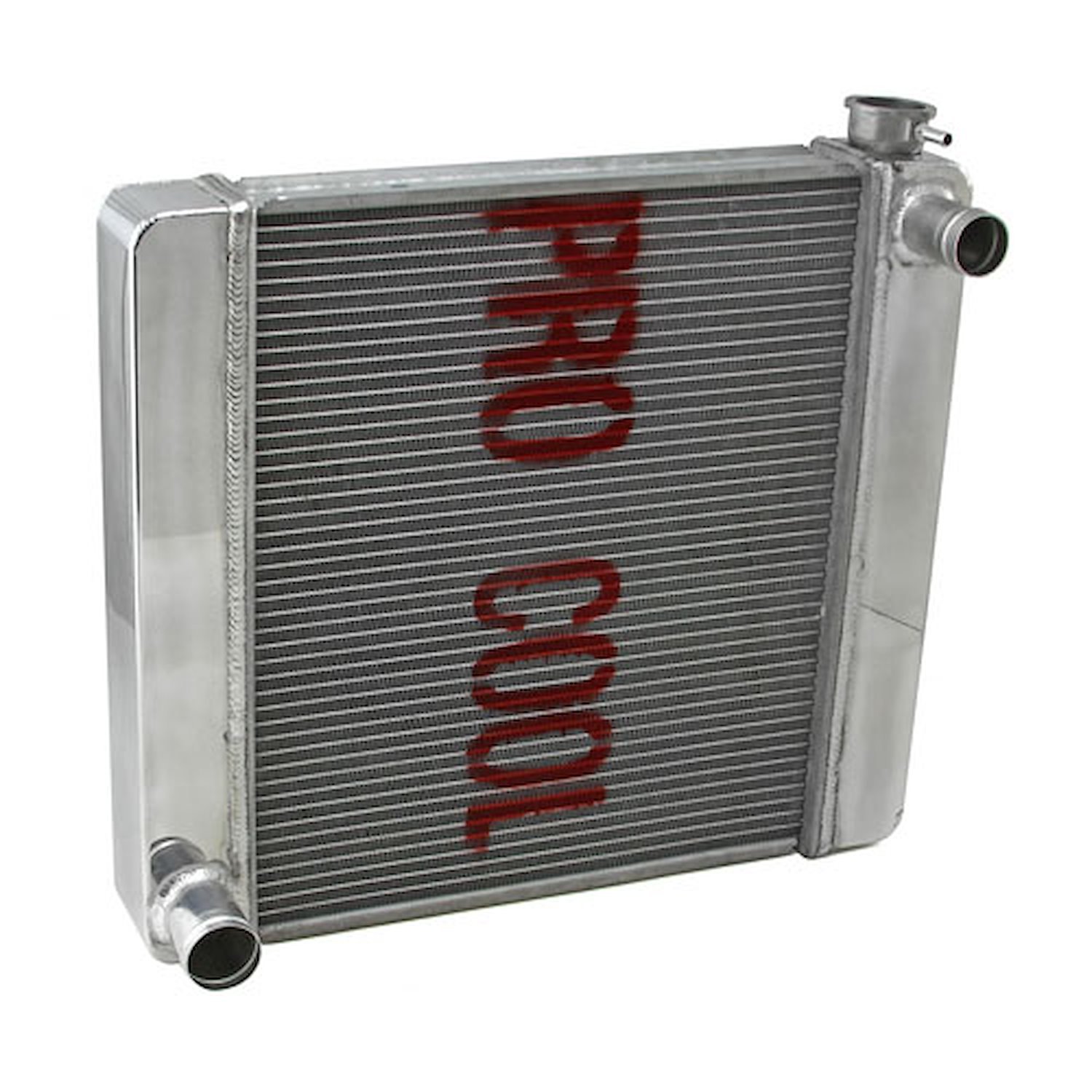 Universal 26x19x2.2 Ford Mopar Aluminum Radiator TR-BL O/Lets Polished