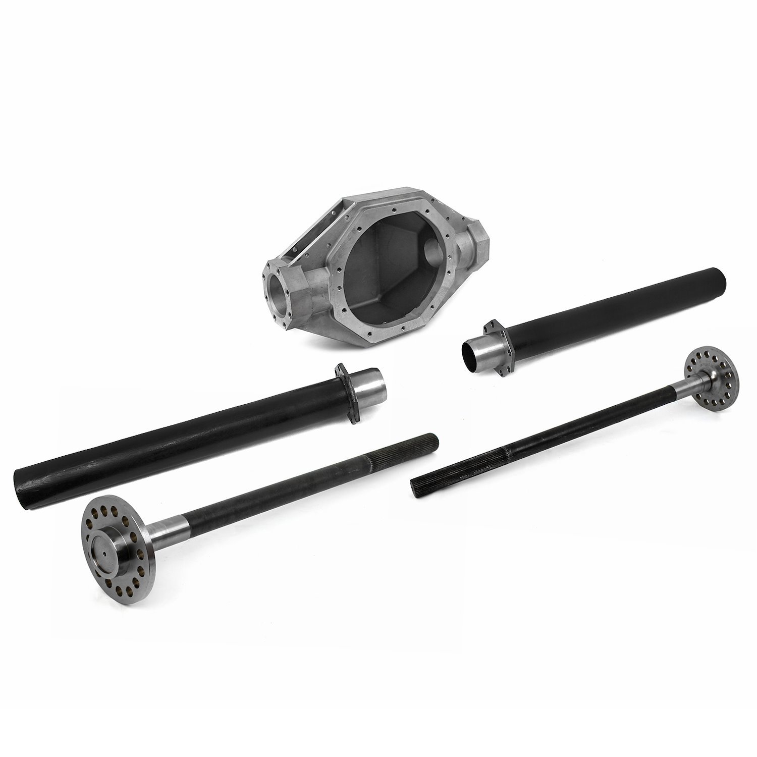 PCE210.1018 Ford 9 in. Heavy Duty Differential Housing, Tubes & 28 Spline Forged Axles Combo