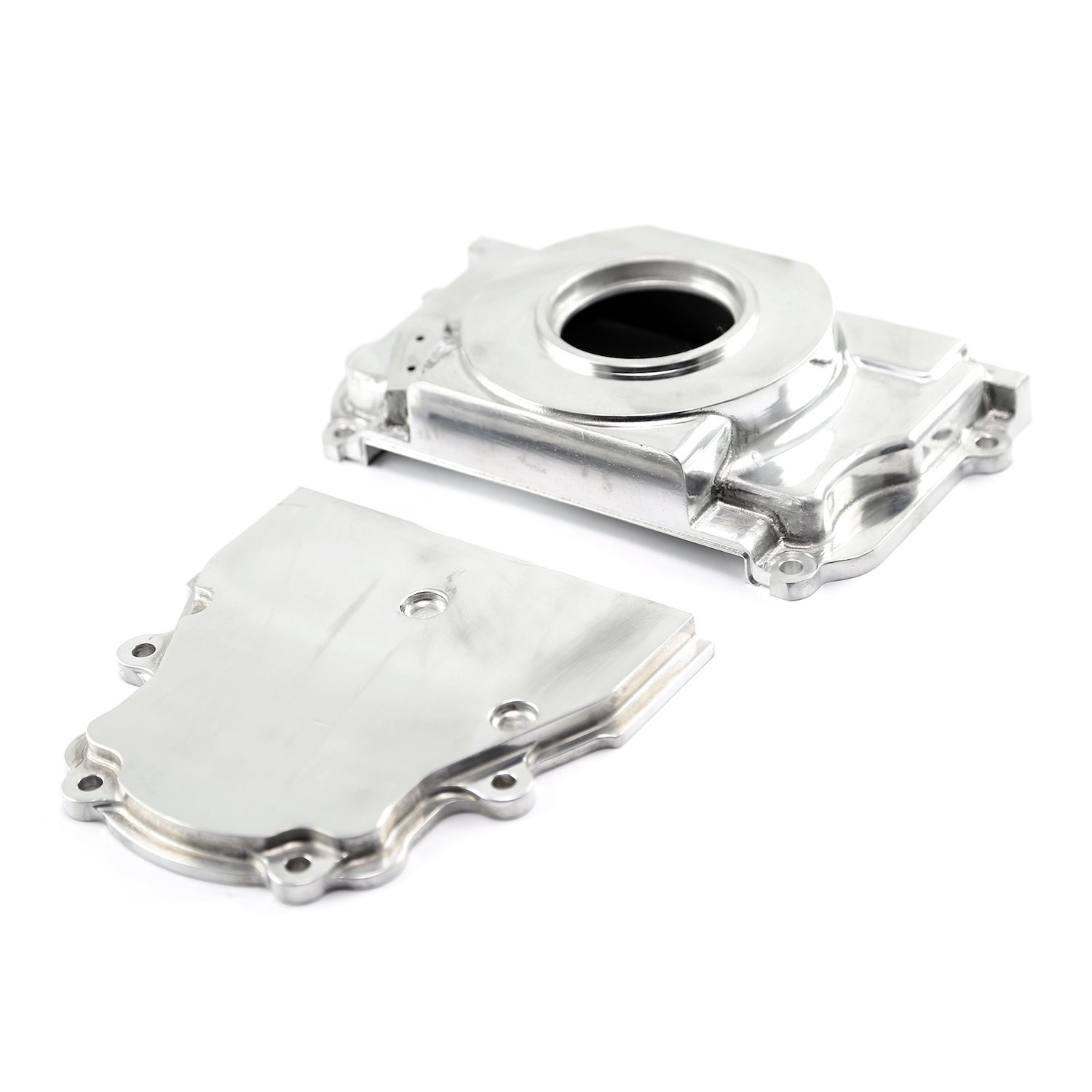 Polished Aluminum 2-Piece Timing Chain Cover GM LS1