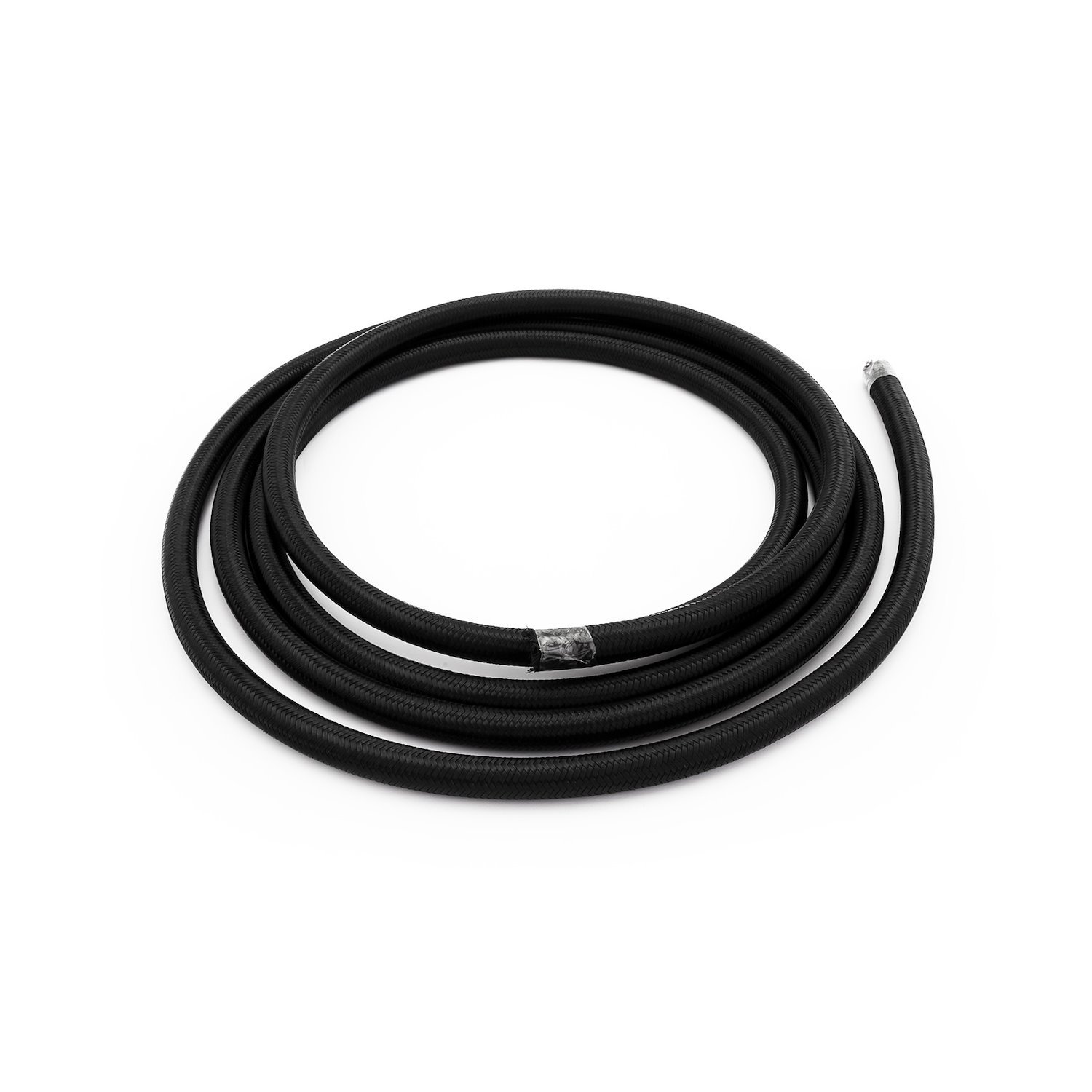 PCE339.1020 -8 AN 7/16 in. Black Nylon Fuel Oil Braided Hose Line - 4m / 13ft