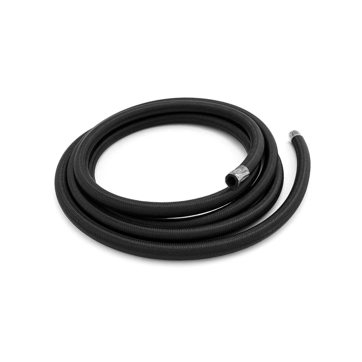 PCE339.1021 -10 AN 9/16 in. Black Nylon Fuel Oil Braided Hose Line - 4m / 13ft