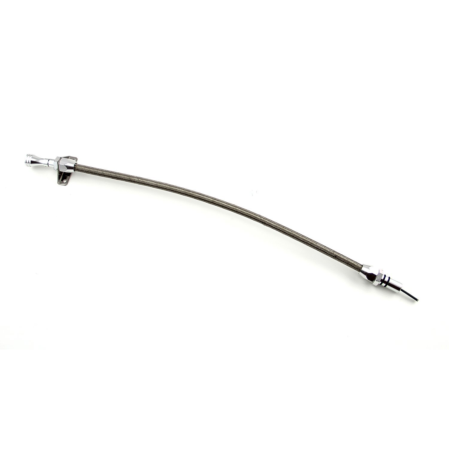 GM 700R4 Braided Flexible Firewall Mount Transmission Dipstick