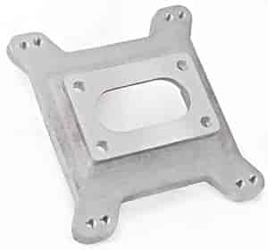 Carburetor Adapter Small 4-bolt 3-1/4" x 1-7/8" carb to quad adapter base 5-5/8" x 4-1/4" (AFB) or 5-5/8" x 5-1/8" (Holley)