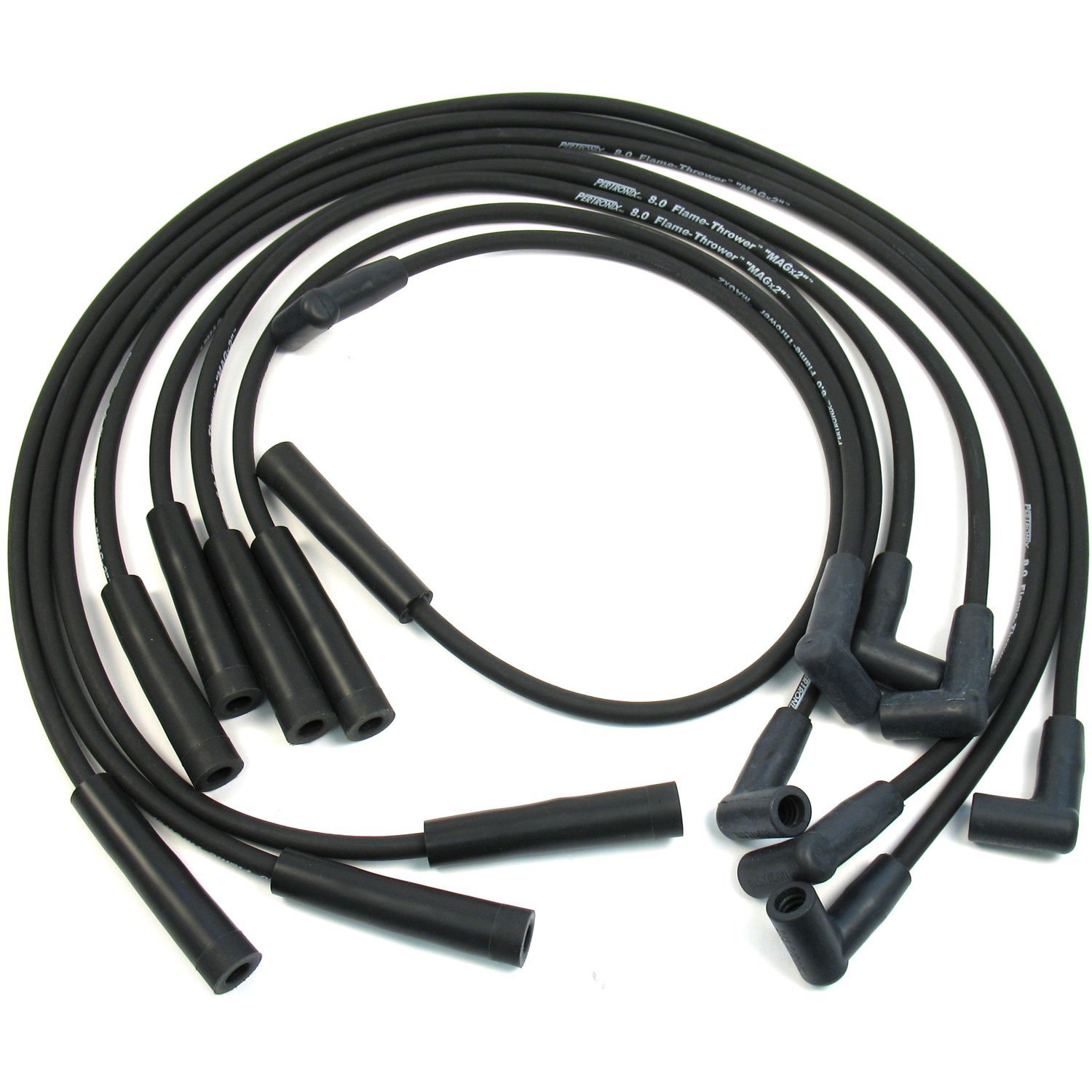 Flame-Thrower 8mm MAGx2 Spark Plug Wires 1986-87 Chevy Impala 305