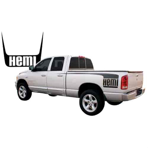 Hood and Side Hockey Stick Stripe for 2003-2012 Dodge Ram 1500