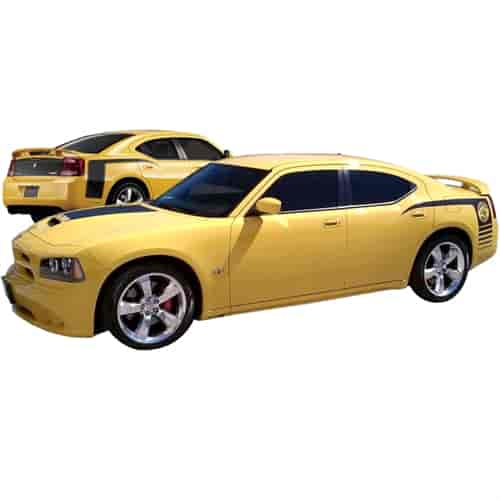 Charcoal Super Bee Decal Kit for 2007-2009 Dodge