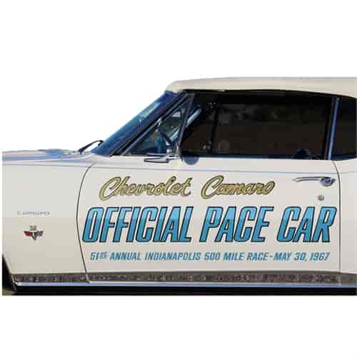Pace Car Door Decal Kit for 1967 Chevrolet