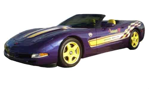 Indy 500 Pace Car Hood Decal Kit for 1998 Corvette