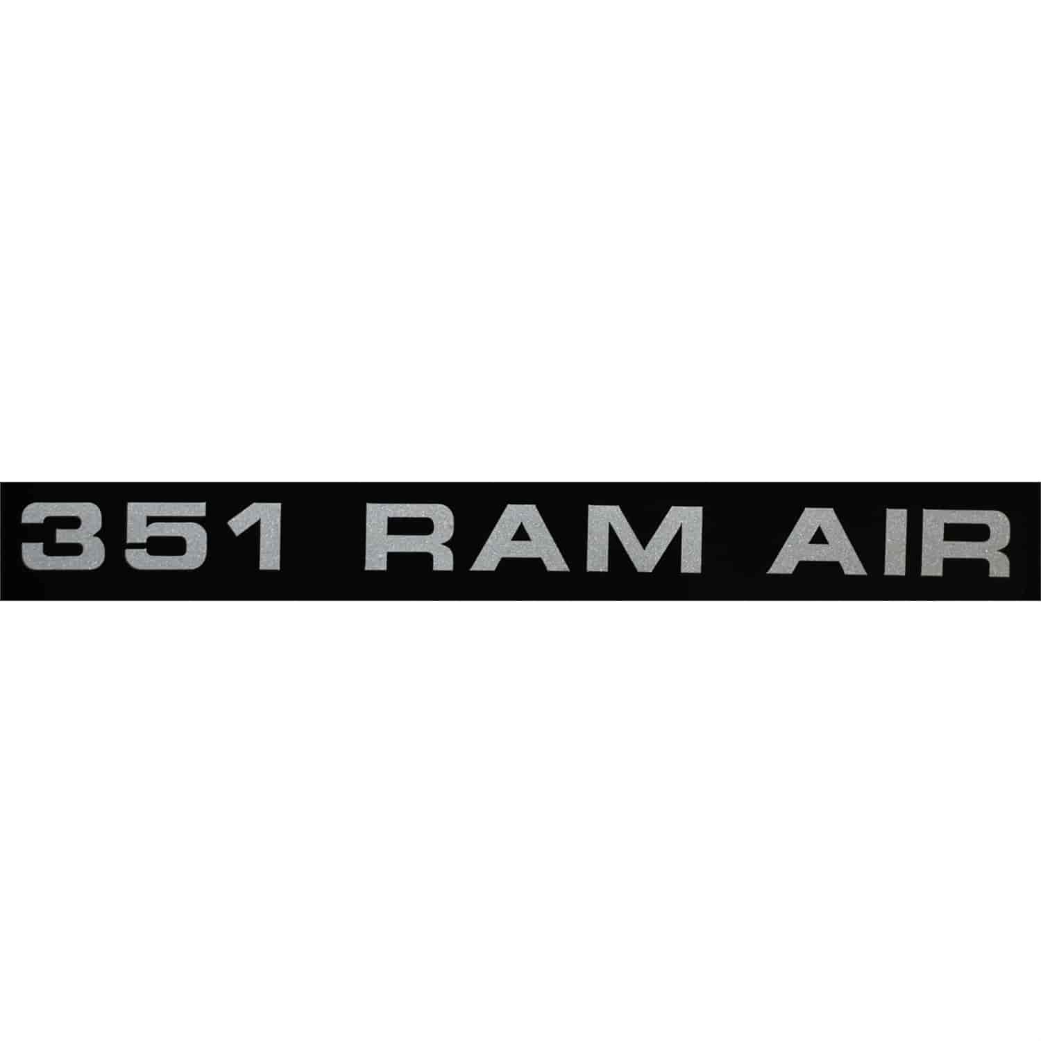 351 Hood Ram Air Decals for 1971-1973 Mustang Mach 1