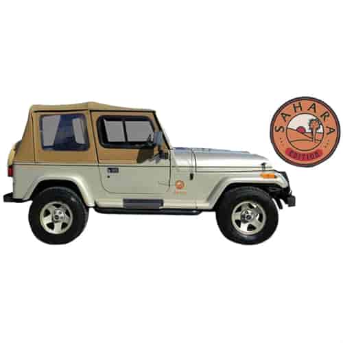 Wrangler Sahara Decal Kit for 1992-1994 Jeep Wrangler Sahara