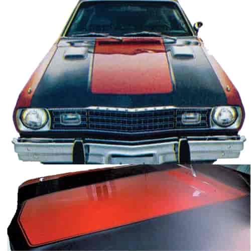 Hood and Cowl Blackout Pinstripe Kit for 1973 Plymouth Duster