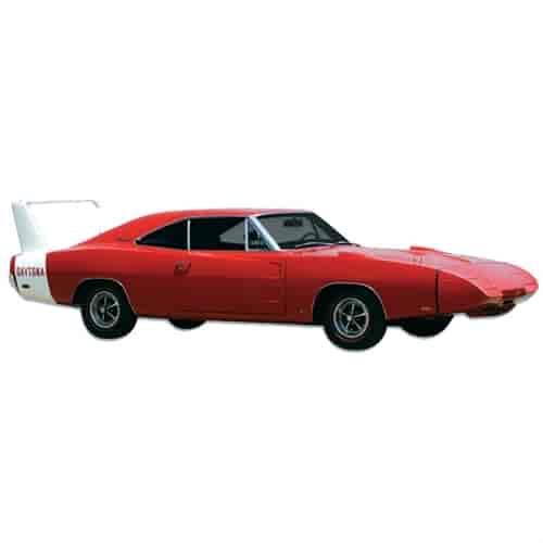 Rear Stripe w/ "Daytona" Cutouts Decal Kit for 1969 Dodge Charger Daytona