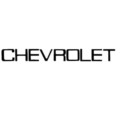 Chevrolet Truck Tailgate Decal for 1981-1986 Chevy 1500/2500