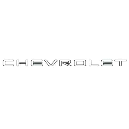 Chevrolet Truck Tailgate Decal for 1999-2005 Chevy Fleetside Pickups