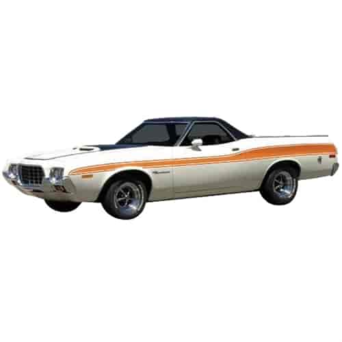 Side And Tailgate Stripe Kit for 1972 Ford