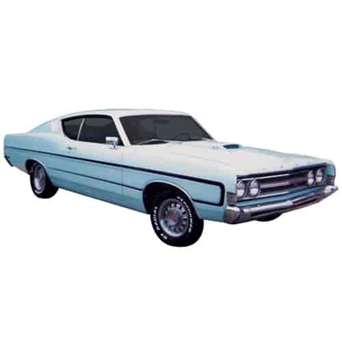 C Stripe Kit for 1969 Ford Torino