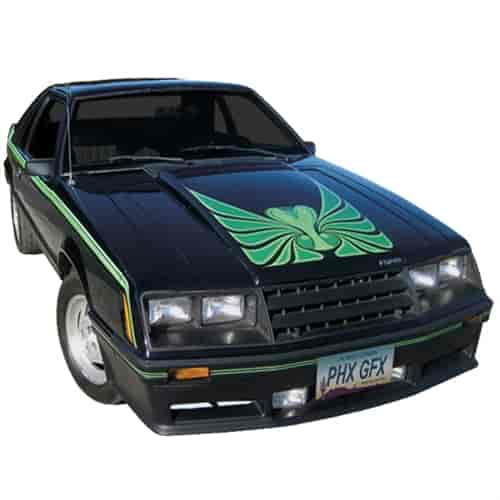 Cobra Decals Side Stripes for 1980-1981 Mustang Cobra