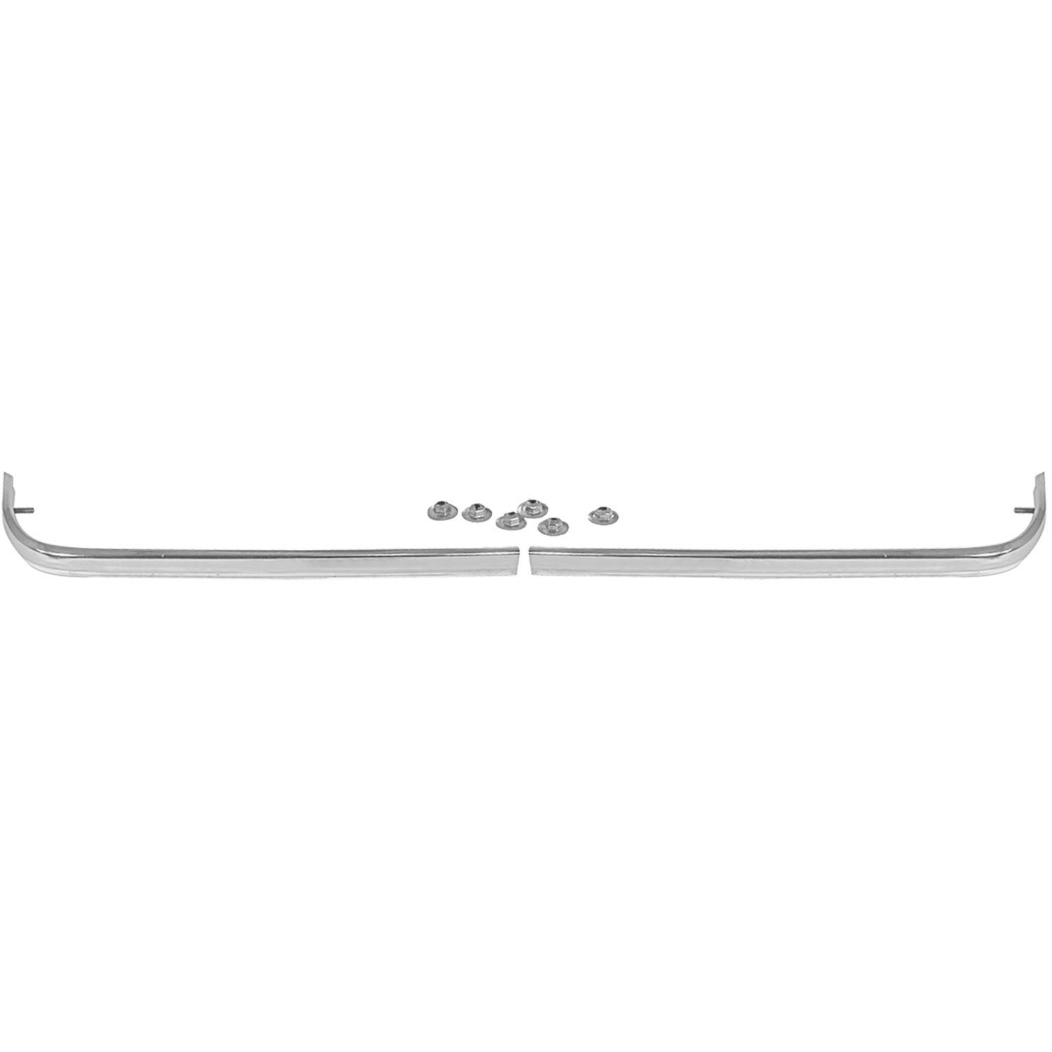 Front Valance Moldings for 1966 Chevy Chevelle, El Camino [Aluminum]