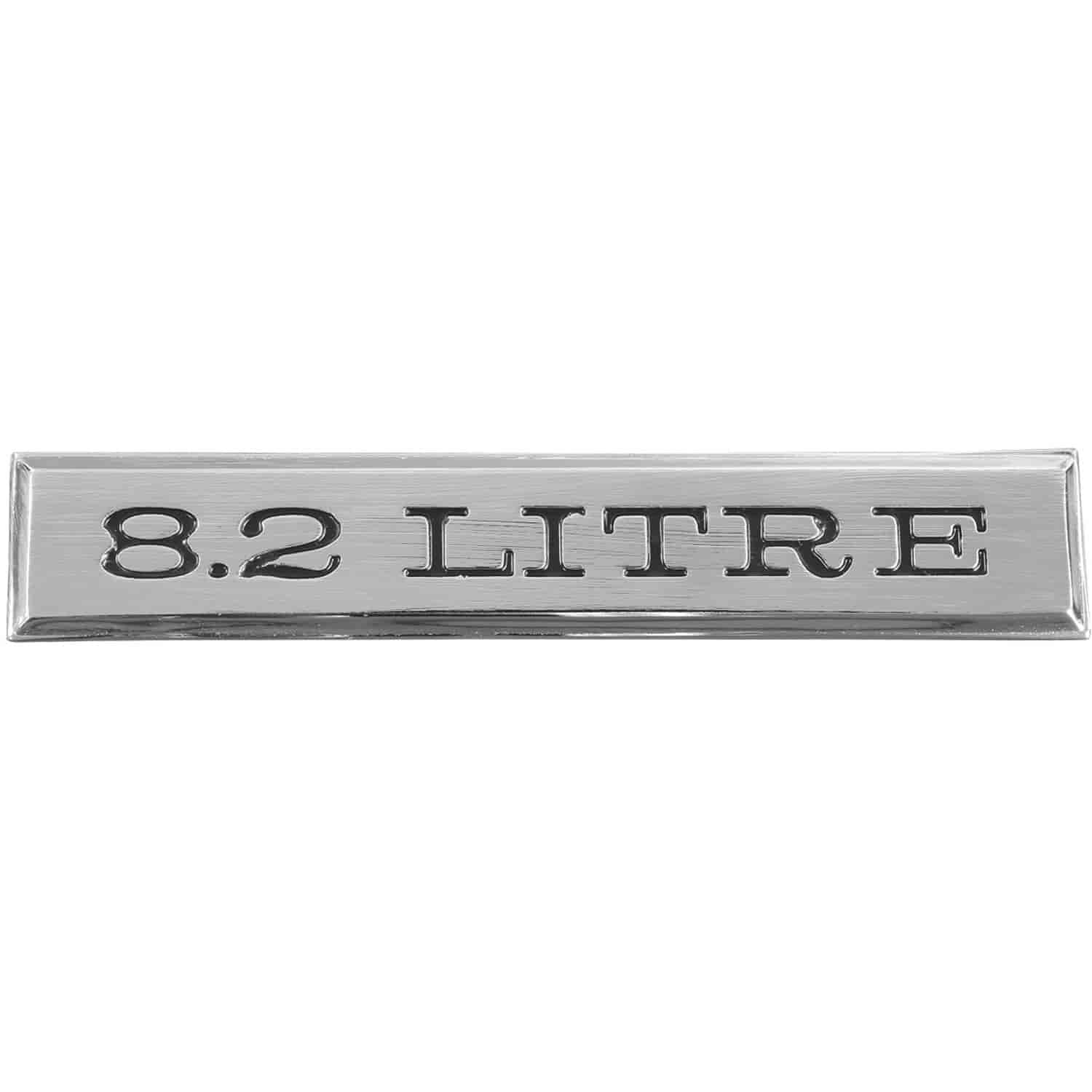 "8.2 Litre" Grille Emblem 1970 Eldorado