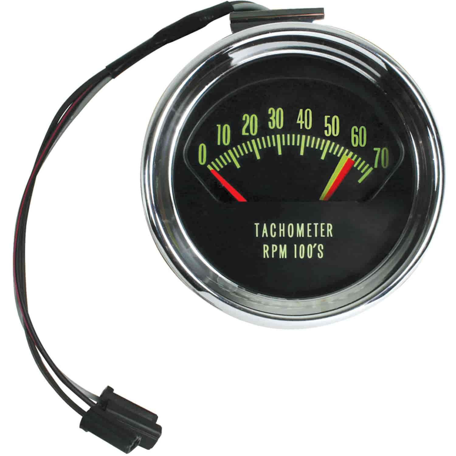 Tachometer 1966 Chevelle/El Camino 7000 RPM w/ 6200 Red Line