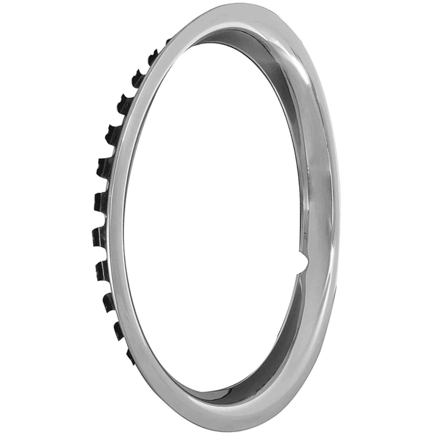 Trim Ring 14 X 6 Rally Wheel Round Lip Stainless