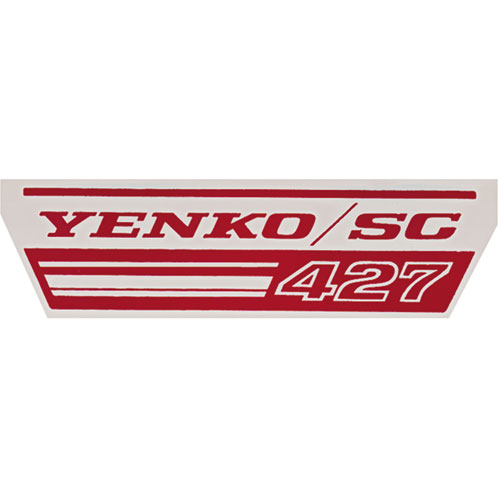 Valve Cover/Fan Shroud Decal 1964-77 Chevelle "Yenko/SC 427"