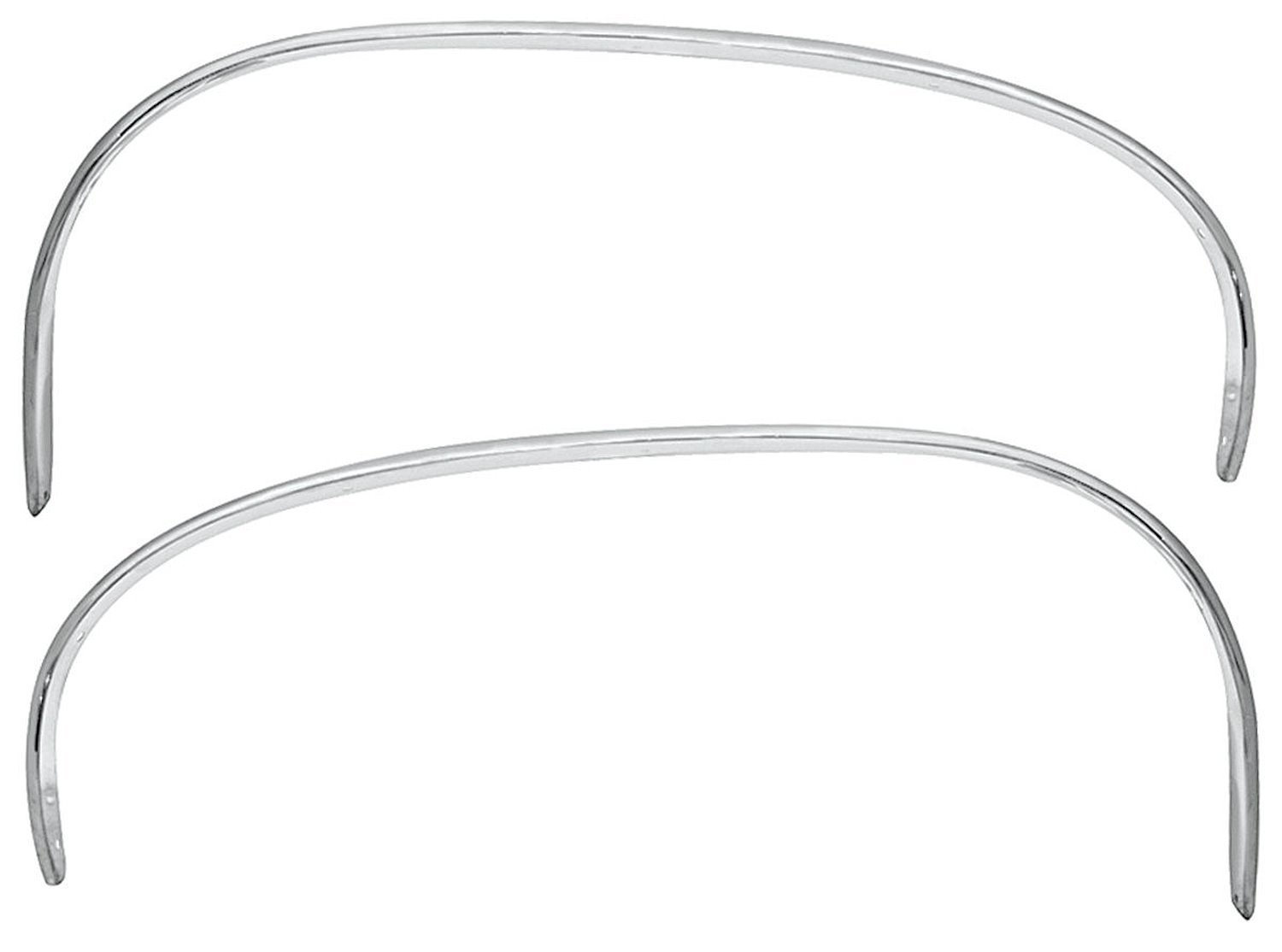 Wheel Opening Moldings for 1964-1965 Pontiac GTO [Rear, Pair]