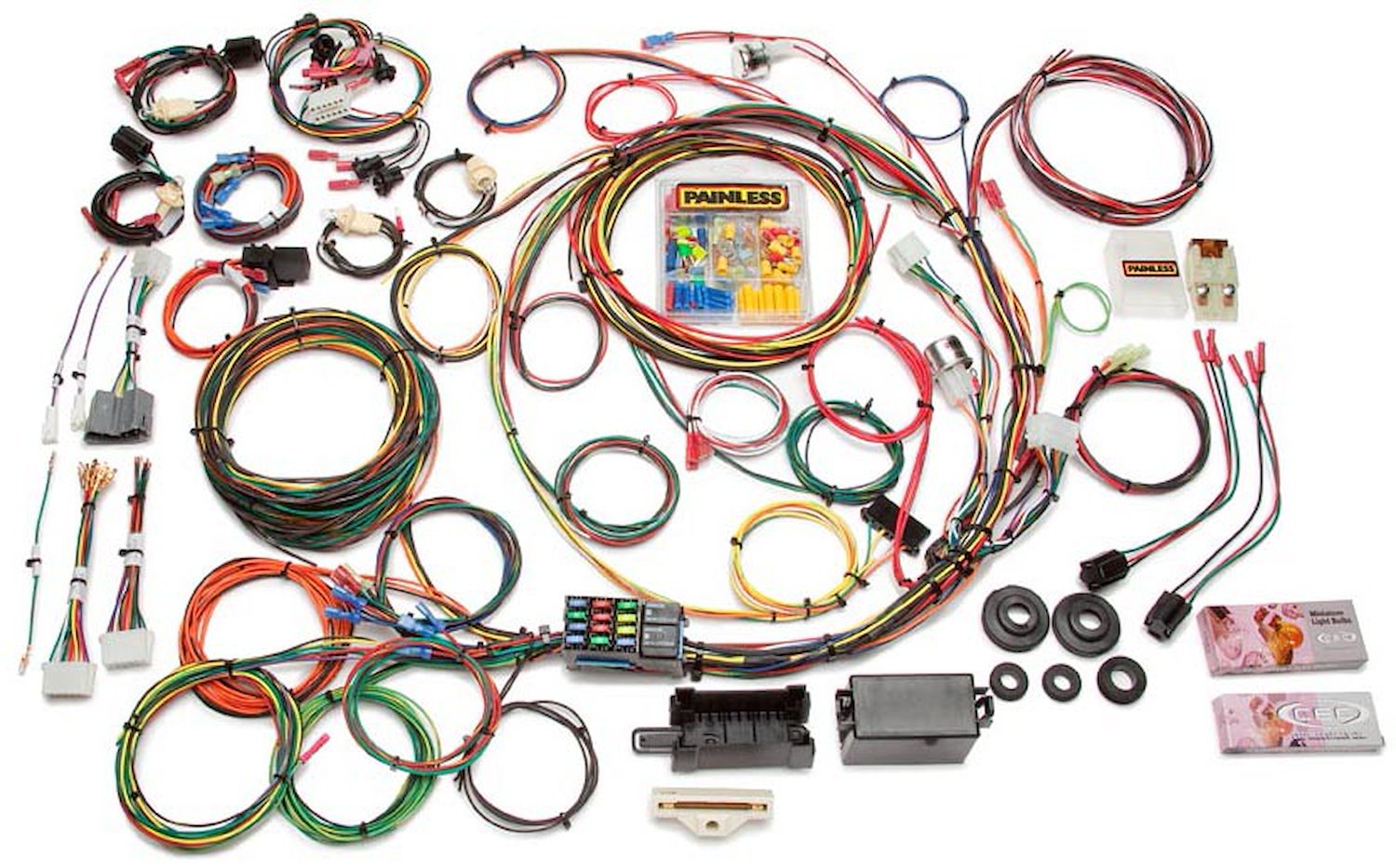 Direct-Fit 21-Circuit Wire Harness Kit for 1967-1977 Ford