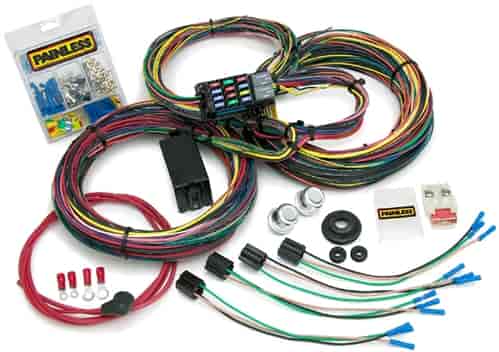 Painless 10127: 21-Circuit Wire Harness | 1966-76 Mopar Muscle Cars |  Chrysler, Dodge, Plymouth | Customizable - JEGS High Performance