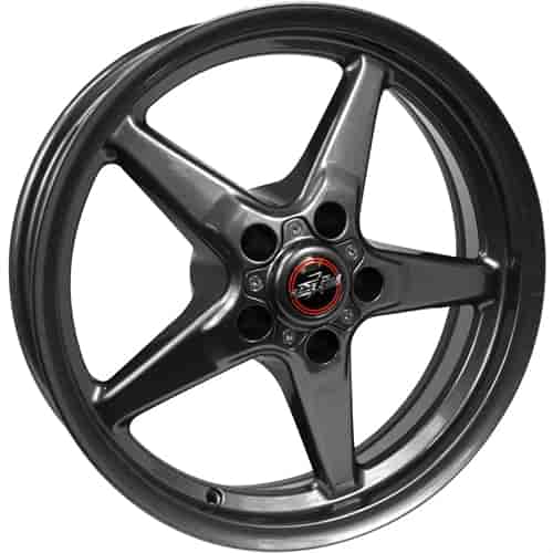 92 Series Drag Star Bracket Racer Metallic Gray Wheel Size: 17" x 10.5"