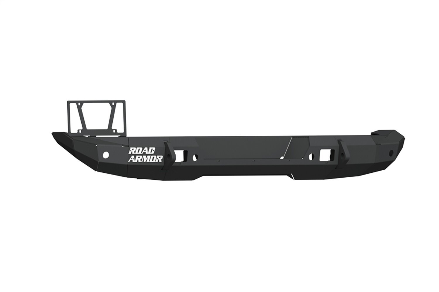 5182R0B Stealth Rear Bumper, Mid Width, Steel, Satin Black, Fits Select Jeep Wrangler