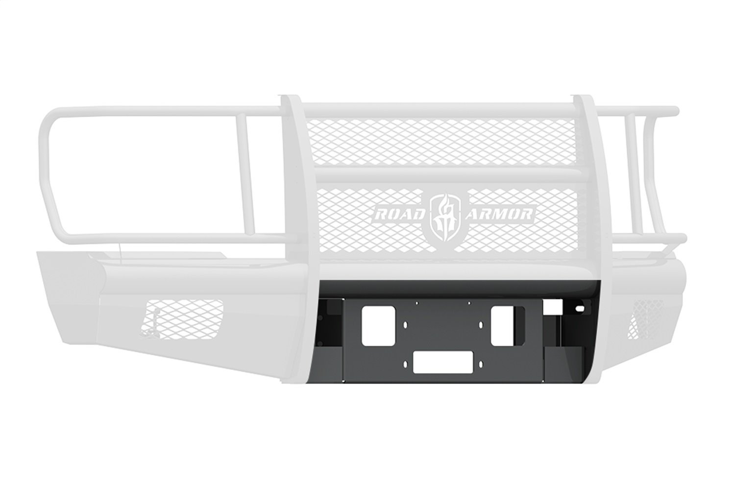 608V-WP Vaquero Winch Front Bumper, Steel, Satin Black, Fits Select Ford F-250/F-350/F-450 Super-Duty