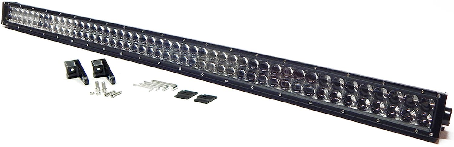 CREE LED Double Row Light Bar with Chrome Light Panel [54 in. Straight]