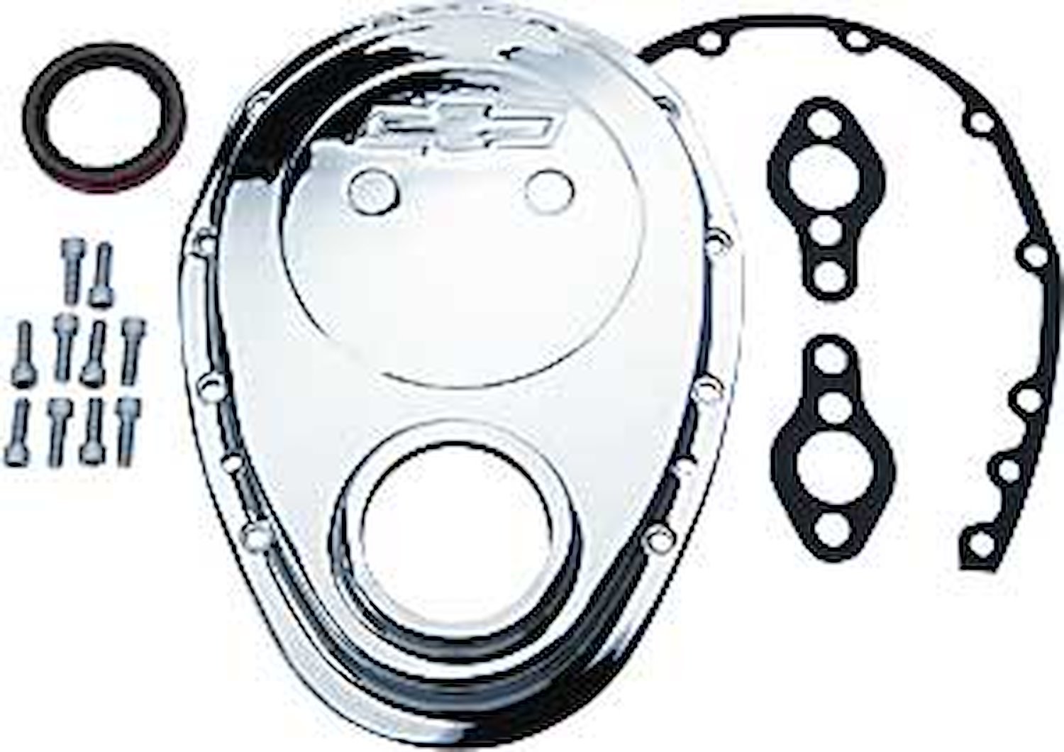 Small Block Chevy Timing Chain Cover with Embossed