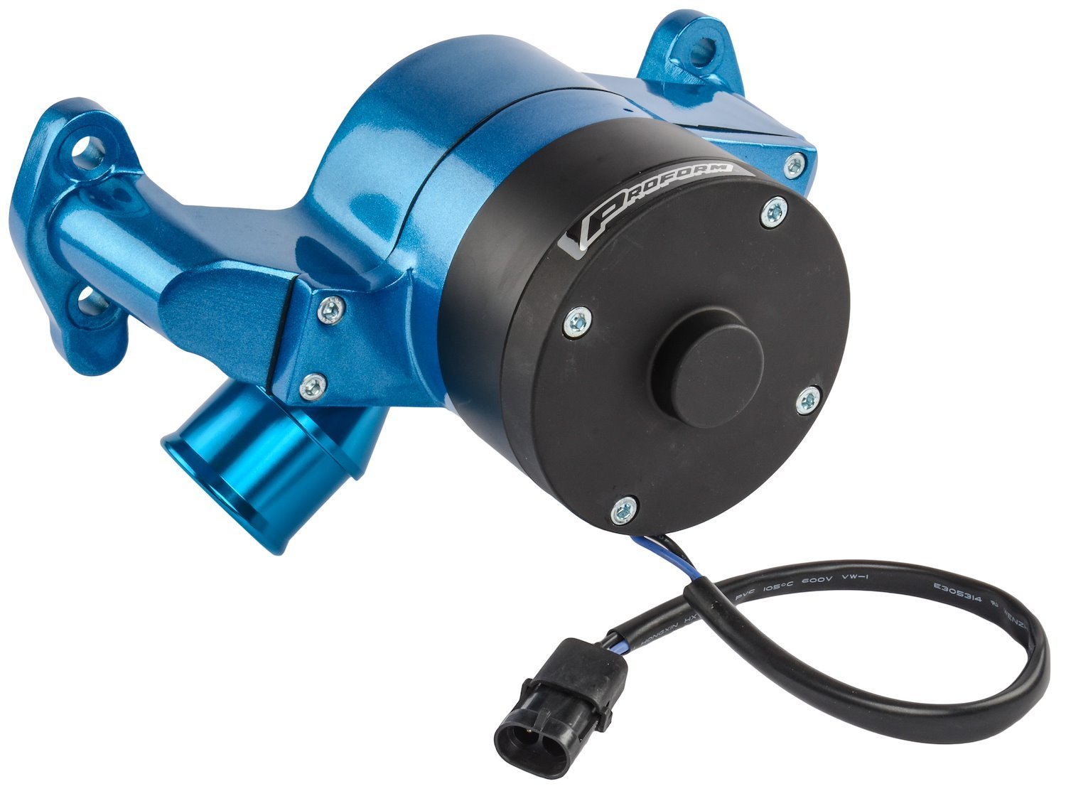 Electric Water Pump Small Block Chevy in Blue