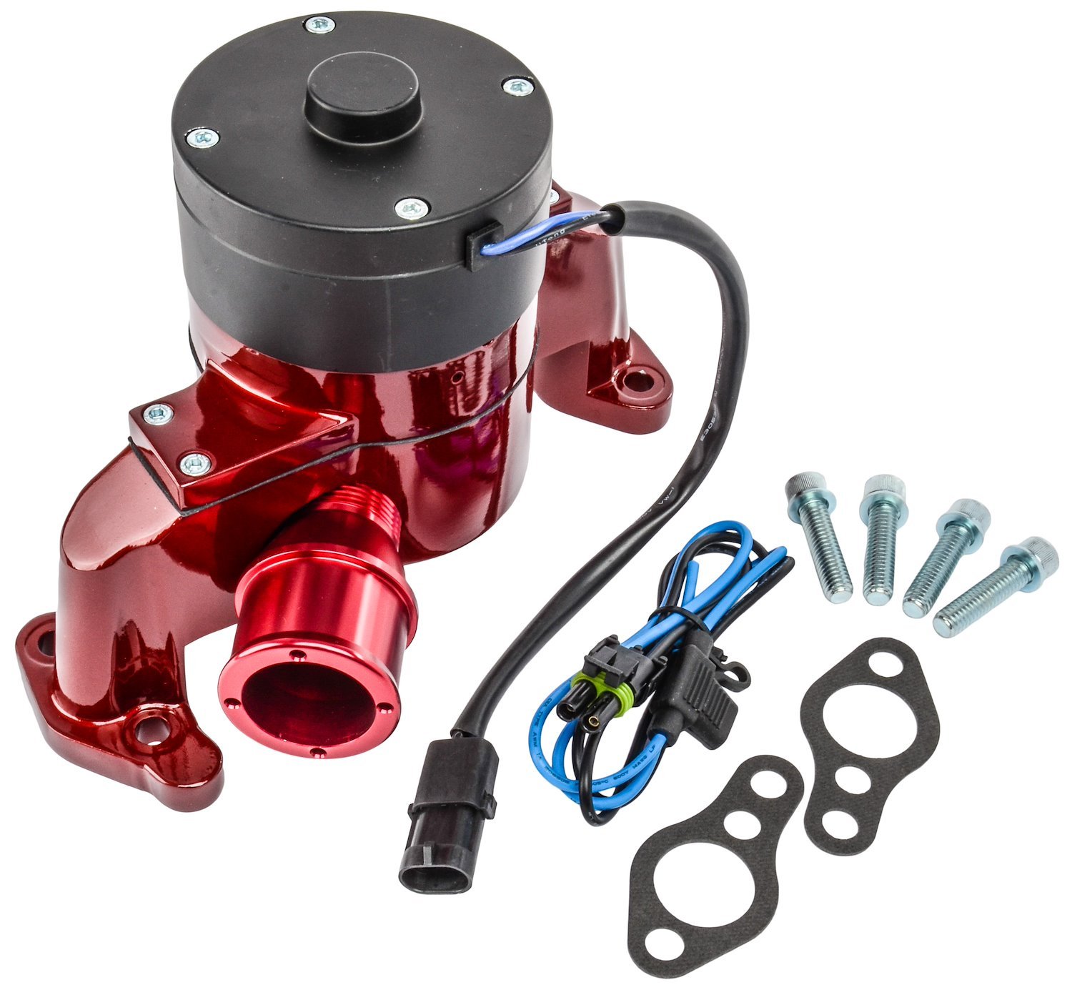 Proform 66225R: Electric Water Pump SBC in Red Epoxy Powder Coated