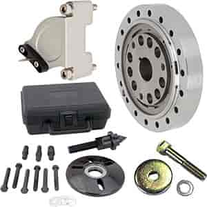 Harmonic Balancer Installer/Puller Kit for Small Block Chevy Includes: 6-3/4" Balancer, Bolt, Timing Pointer, & Tool