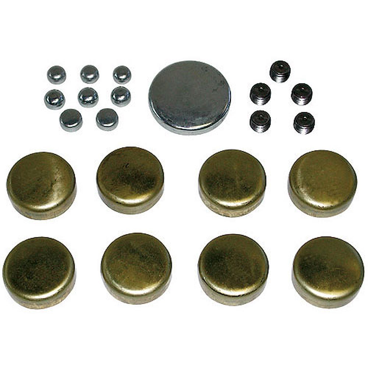 Brass Freeze Plug Kit Pontiac V8