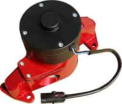 Electric Water Pump Small Block Ford in Red