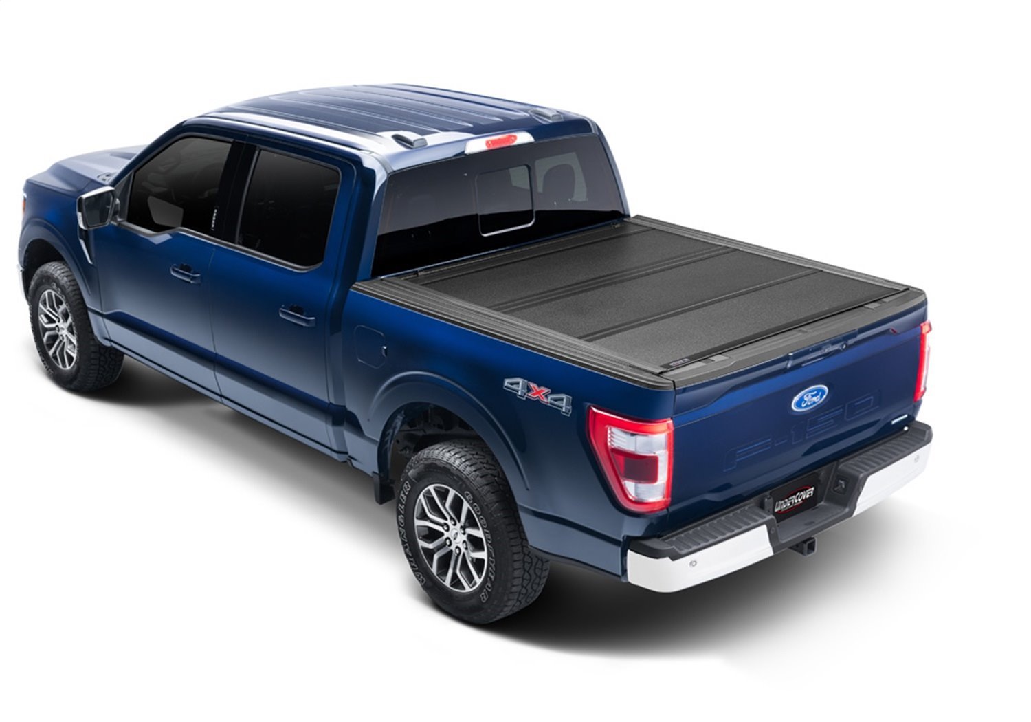 AX22030 Armor Flex Hard Folding Cover, Fits Select Ford F-150 6'7" Bed STD/EXT/Crew, Black Textured